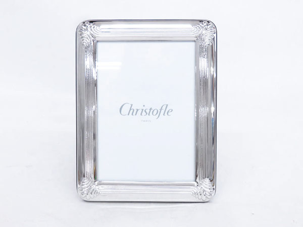 ○1円 超美品 クリストフル フォトフレーム 写真立て 雑貨 HE483