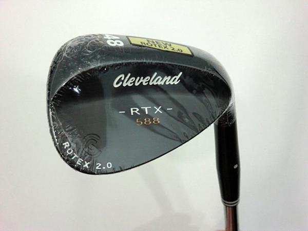 新品 クリーブランド 588 RTX 2.0 ブラック ウェッジ 48°S200