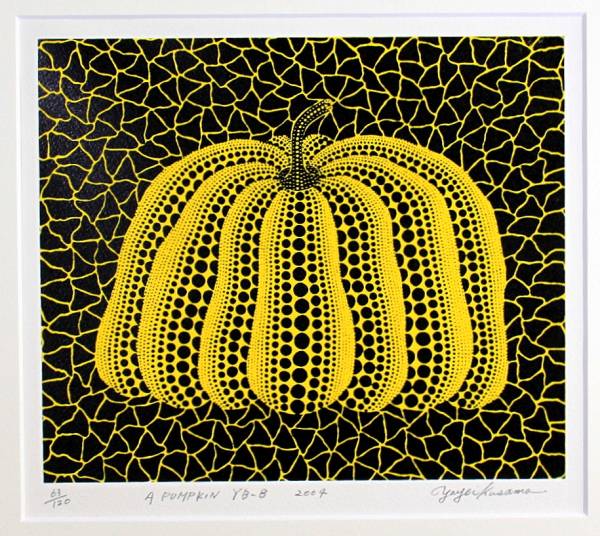 B*B様 【模写】限定アート 草間彌生 パンプキン PUMPKIN 【送料無料】 草間彌生 「A Pumpkin YB-B」 かぼちゃ シルクスクリーン