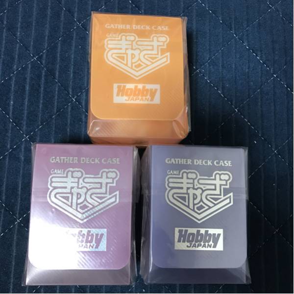 送料無料 ぎゃざガール デッキケース 3つセット おもちゃ、ゲーム