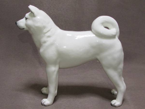 ノリタケ ボーンチャイナ 犬☆ 秋田犬 フィギュリン スタジオ 