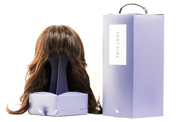 フォンテーヌ ロング 全頭用ウィッグ 茶系 ケース ケア用品 Fontaine