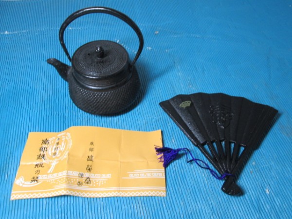 琴》煎茶道具 祥雲堂造 煎茶鉄瓶 AU899