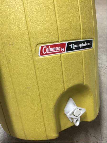 ビンテージ コールマン ジャグ ダイヤロゴ イエロー クーラー