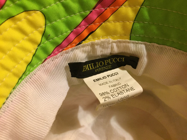 EMILLIO PUCCIのレアなハット！ 2005-2006 L.A.のバーニーズN.Y.で購入 美品正規品イタリア製エミリオプッチ Emilio Pucci - sale | eBay