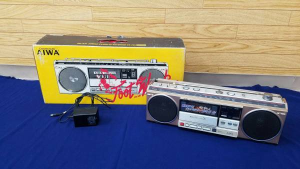 AIWA CS-J36 ラジオカセットレコーダー　ジャンクとして ジャンク AIWA ステレオカセットレコーダー ラジカセ CS-J36 ゴールド