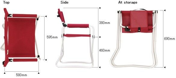 スノーピーク 】FDチェアワイド RD(LV-077RD)2脚セット snowpeak