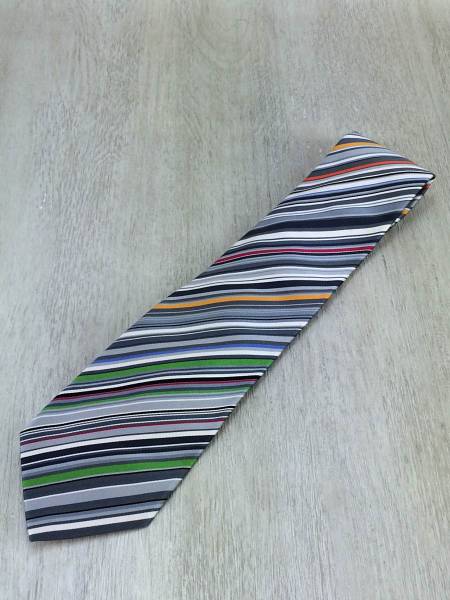 Paul Smith◆ネクタイ/SLV/シルク/ストライプ