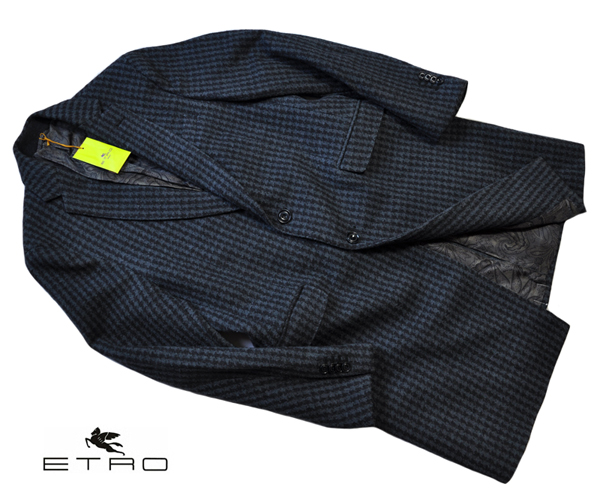 Etro 総柄ペイズリー　チェスターコート Etro 総柄ペイズリー チェスターコート ETRO(エトロ)チェスターコート