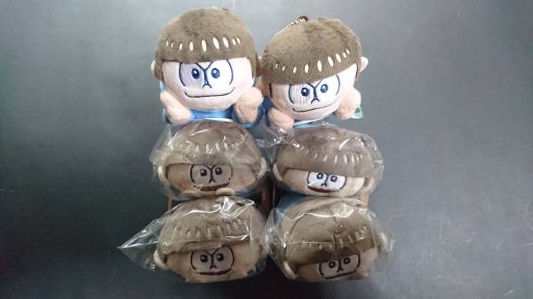 おそ松さん　もちっとマスコット２【カラ松】４個＆ぴたれすと【カラ松】２個セット