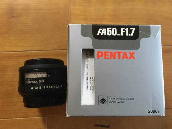 もーちゃんです。 美品】PENTAX 標準~中望遠単焦点レンズ FA50mmF1.7 Kマウント PENTAX |