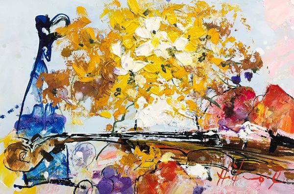 絵画 油絵 送料無料 花と果実 ｜正光画廊 sm号の通販 ◎池田