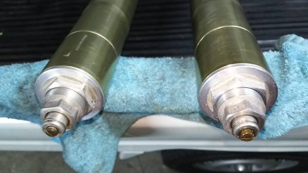 NC35 RVF400 フロントフォーク アクスルシャフト付き NSR250 流用に