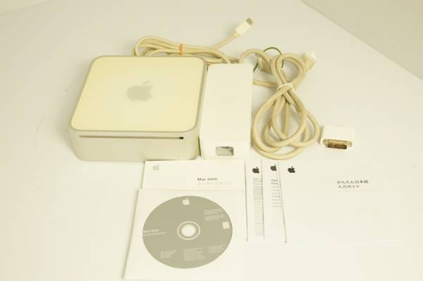 【中古】Mac mini MA208J/A A1176 CoreDuo 1.83Ghz/160GB/2GB