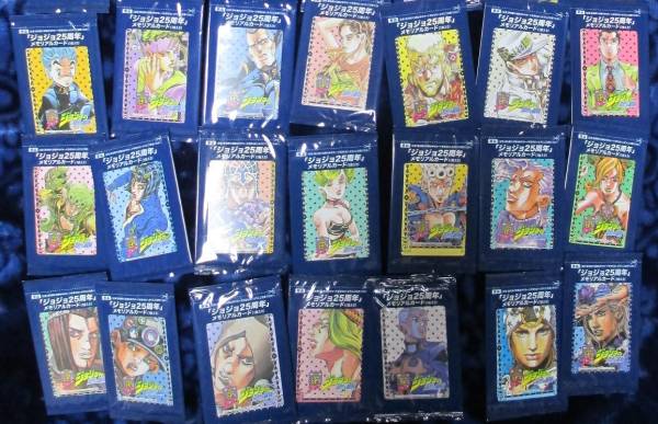 ジョジョの奇妙な冒険 25周年 メモリアルカード 全42種(未開封)_3