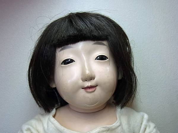 古市松人形 竹内益次郎作 吾妻人形店 高・約60センチ／抱き人形(市松