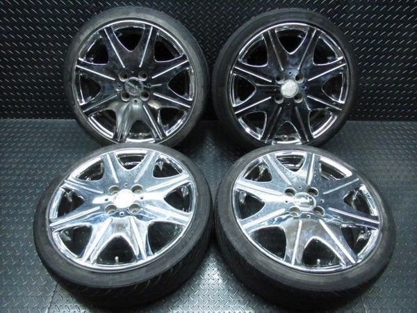 ●LEGZAS D800 クローム 16インチ 5.5J +48 ワゴンR タント 軽