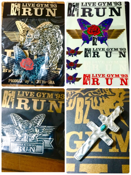 RUN チョーカー ネックレス B'z ペンダント LIVE-GYM 希少B'z グッズ 0