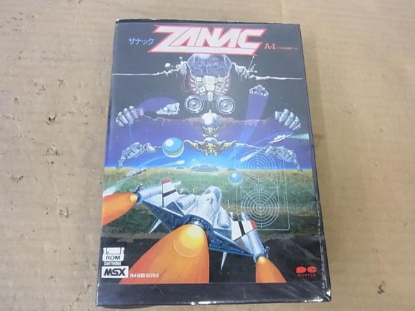 49224. PONYCA / ZANAC ザナック MSXゲームソフト ゲーム確認(MSX 
