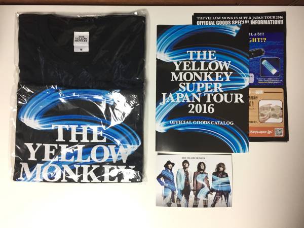 THE YELLOW MONKEY SUPER JAPAN TOUR 2016 Tシャツ M 新品 おまけ付き