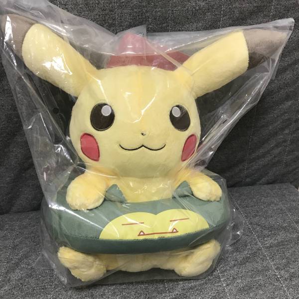 一番くじ C賞 うきわぬいぐるみ カビゴン 3体 ピカチュウ ヤドン C賞