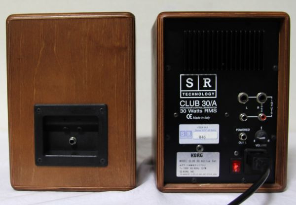 □SR Technology CLUB 30/A WOOD パワードモニタースピーカー