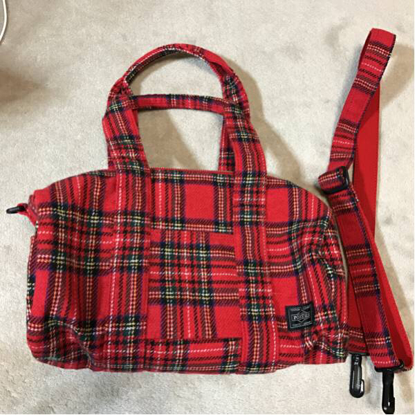 ヘッドポーター タータンチェック PORTER 新品 ショルダ ーバッグHEAD 