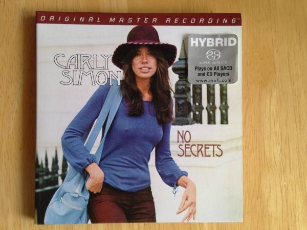 送料120円 限定シリアル・ナンバー付！MFSL高音質ハイブリッドSACD紙ジャケCarly Simonカーリー・サイモン/ノー・シークレッツNo Secrets