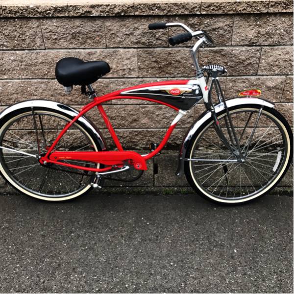 入手困難！コカコーラ自転車 アンティーク調 マルキン自転車1996年製 美品 (直接受け渡し限定)