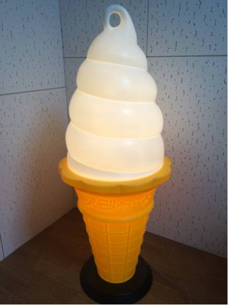 TOMI スジャータ ソフトクリーム看板 ソフトクリーム あんどん 電飾