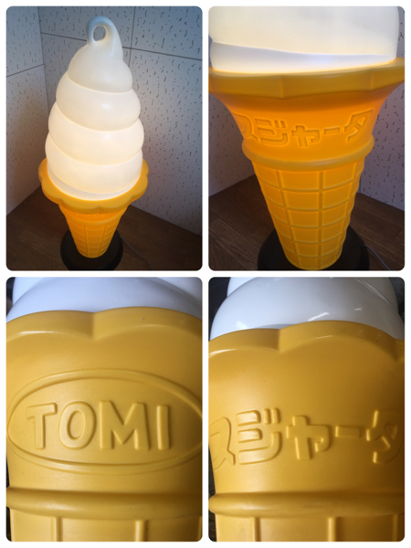 TOMI スジャータ ソフトクリーム看板 ソフトクリーム あんどん 電飾
