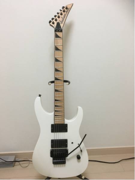 ​【極美品】Jackson Stars DK-BN02日本製 希少メイプル指板 USED美品 Jackson Stars ジャクソン ソロイスト 白 24F メイプル指板