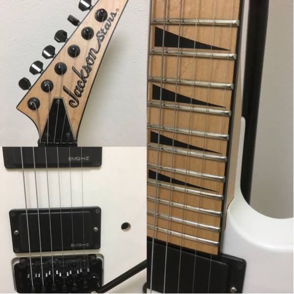 USED美品 Jackson Stars ジャクソン ソロイスト 白 24F メイプル指板