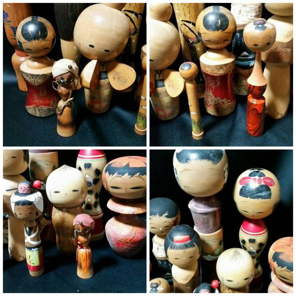 D-3 創作こけし まとめ売り 14体セット 伝統工芸品 郷土玩具 昭和レトロ D-3 創作こけし まとめ売り 14体セット 伝統工芸品 こけし まとめて 大量