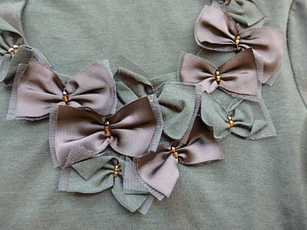 ランバン☆リボントップスブラウン38