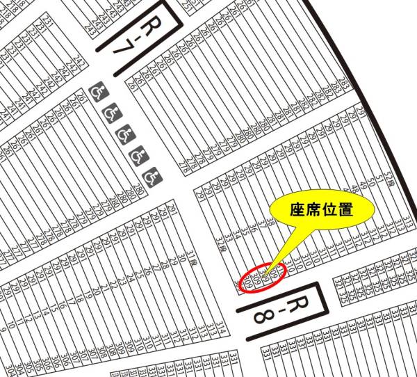 阪神vs楽天 6⁄17（土） ライト外野31段(下段最上段）通路側2連番 