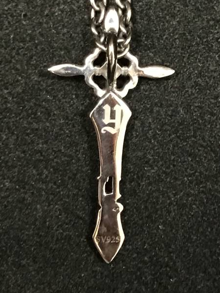 ○○中古 X JAPAN yoshiki ネックレス クロス シルバー925○○(X JAPAN 