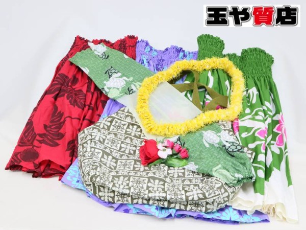 1円～パウスカート3 レイ 髪飾り バッグ パウケース 計7点 玉やT6309