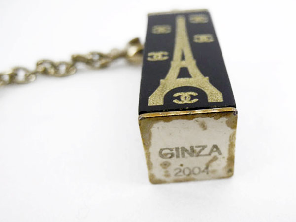 485 シャネル エッフェル塔　バッグチャーム　2004年　銀座限定　GINZA ✨2004年 銀座限定✨CHANEL シャネル ココマーク バッグチャーム 1円