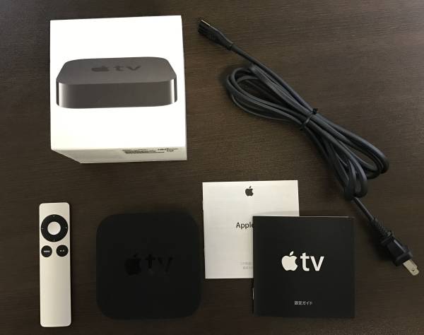 Apple TV 本体 + リモコン + ケーブル ※通電確認済 Apple TV 第1世代