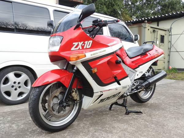 昭和63年車 ZX-10 1000㏄ ZXT00B-004 実働 売り切り 検ZZRZZ-RZX-96