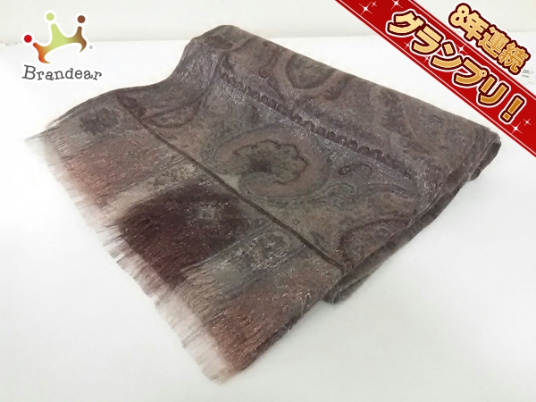 エトロ ストール(ショール) 美品 ペイズリー柄 ETRO