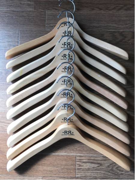 RRL 木製ハンガー10本セット