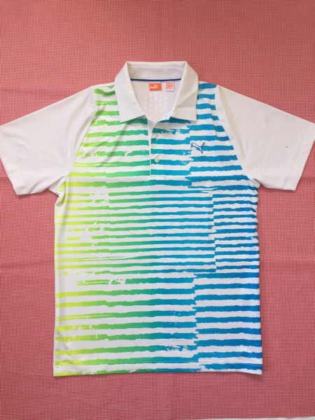 美品 プーマ ゴルフ PUMA GOLF メンズ ゴルフウェア 半袖シャツ S