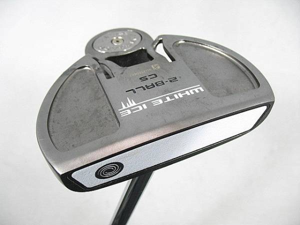 中古ホワイト アイス 2-Ball センターシャフト パター パター オリジナルスチール[3308