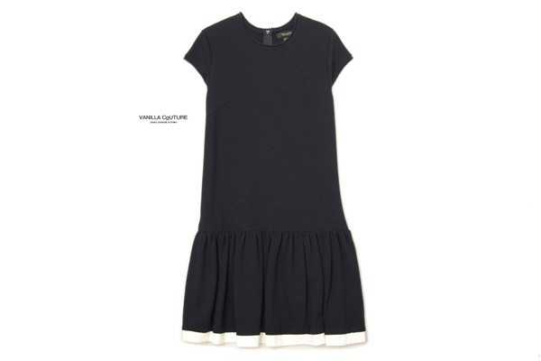美品★ダブスタ・ヴァニラクチュール★お洒落！デザインワンピースY032