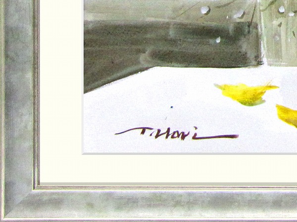窓辺の薔薇 堀哲夫 黄色のバラの油彩画 大作 ◎堀哲夫『黄色い薔薇』水彩画☆静物画・風水【新品】 【公式通販】