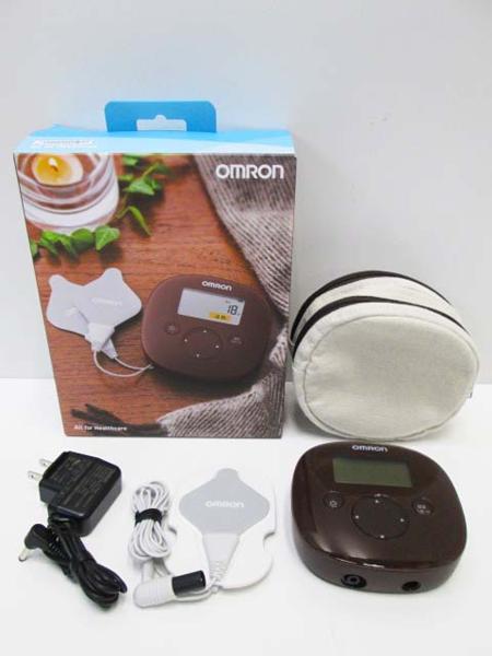 【送料無料】★良品★ OMRON　オムロン　温熱低周波治療器　HV-F320　ブラウン