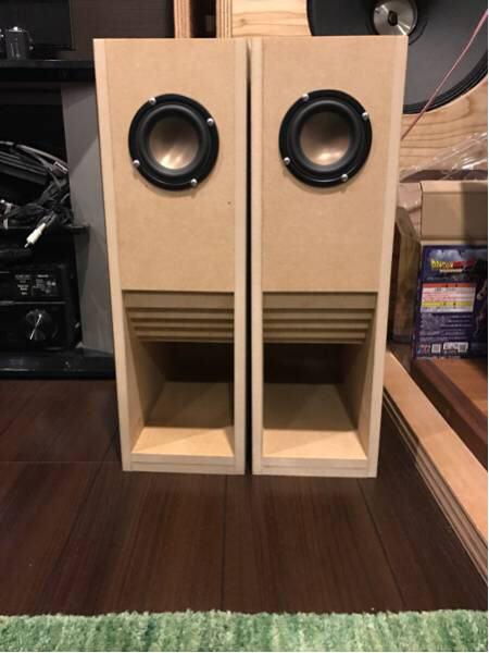 HiVi B3Nスピーカー搭載 バックロードホーン 自作スピーカー