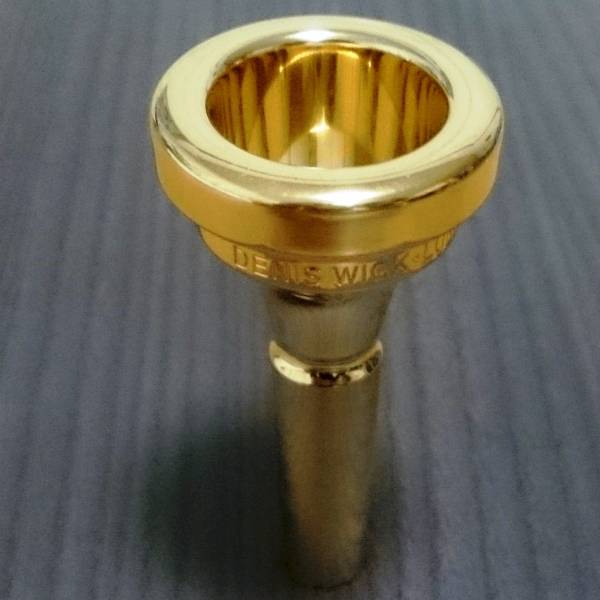 デニスウィック 4AL ユーフォニアム 太管 金メッキ マウスピース